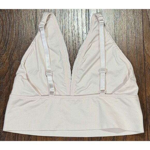 NWOT Izod Size m Womens Bralette Pink Adjustable Bralette Supportive Band - Picture 2 of 5